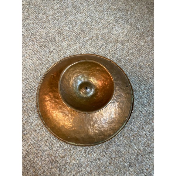 Solid Copper Vintage Antique Ashtray - Picture 2 of 2